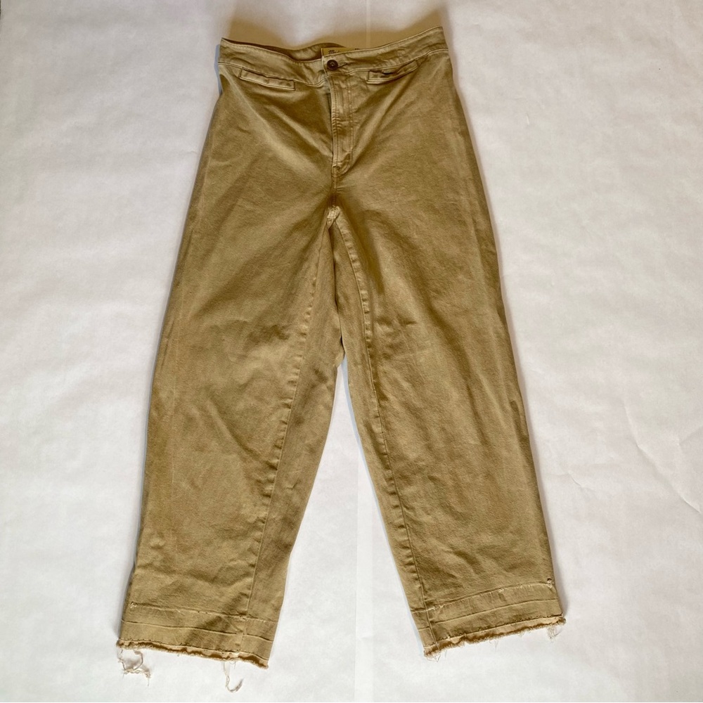 Madewell Tan Wide Leg Pants